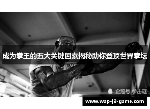 成为拳王的五大关键因素揭秘助你登顶世界拳坛 成为拳王的五大关键因素揭秘助你登顶世界拳坛